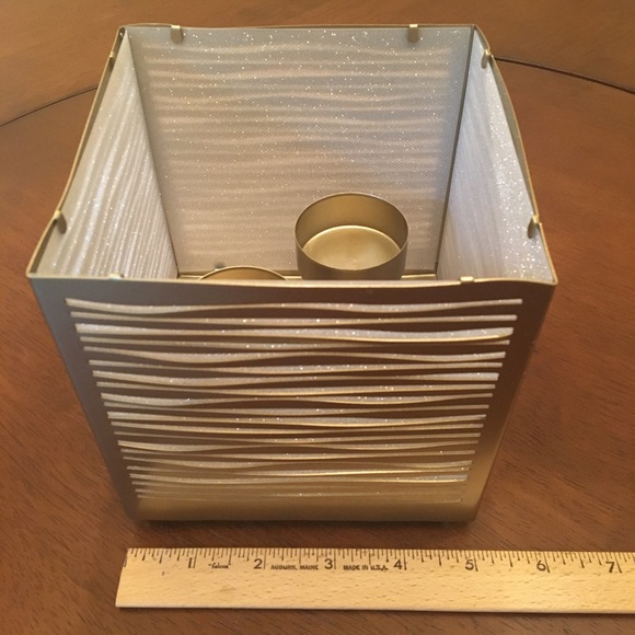 🍄 Yankee Candle Gold Sparkle votive holder - Picture 2 of 6